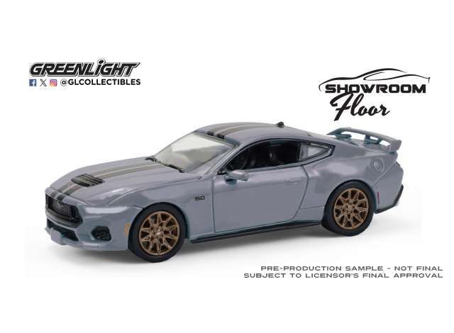 1:64 Greenlight - 2024 Ford Mustang GT *Showroom Floor Series 7*, Bronze Appearance Package, dark matter gray