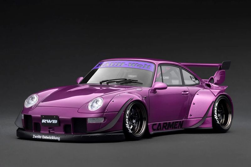 1:18 Ignition - Porsche RWB 993, purple matallic 1:18 Ignition - Porsche RWB 993, purple matallic