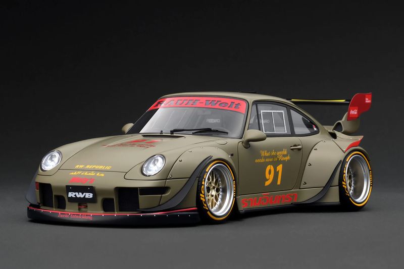 1:18 Ignition - Porsche RWB 993, khaki 1:18 Ignition - Porsche RWB 993, khaki