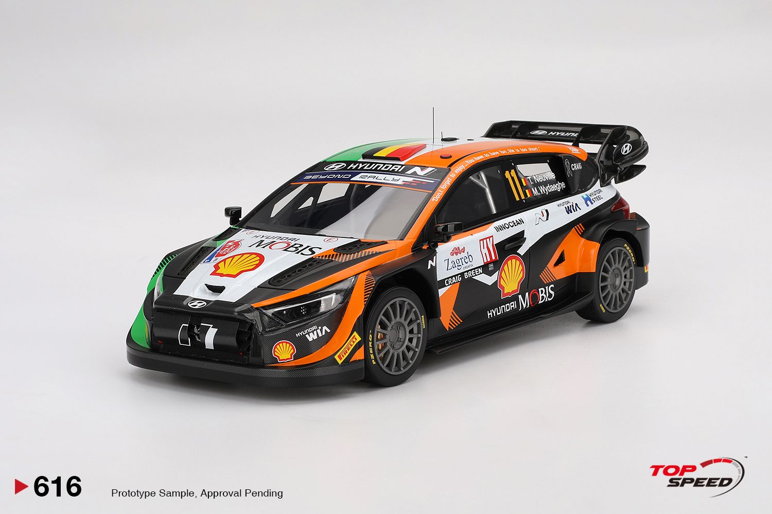 1:18 TSM - Hyundai i20 N Rally1 #11 Rally Croatia Power Stage Winner 2023