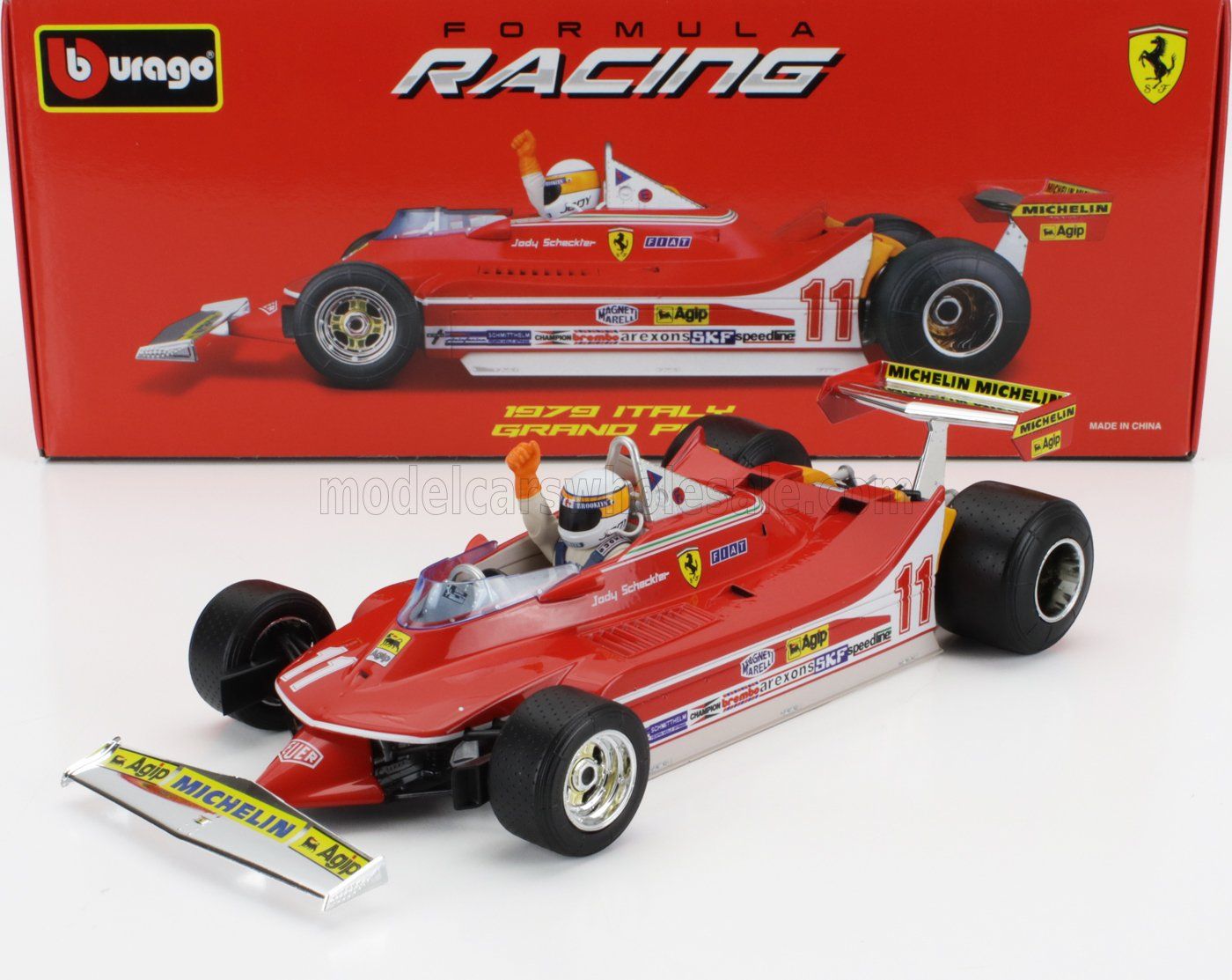 1:18 Bburago - Ferrari F1 312T4 #11 Winner Monza J. Schecker 1979 World Champion *Carmodel Exclusiv*