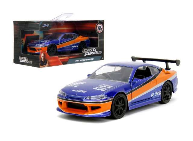 1:32 Jada Toys - 2001 Nissan Silvia S15-Free Rolling *Fast & the Furious* 1:32 Jada Toys - 2001 Nissan Silvia S15-Free Rolling *Fast & the Furious*