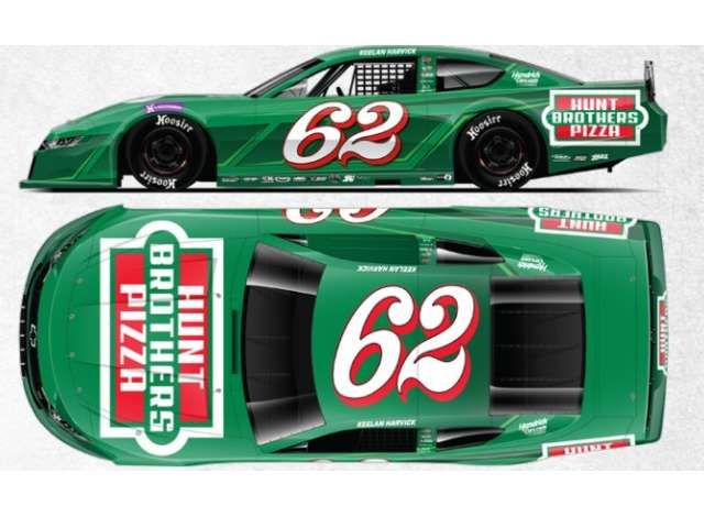 1:64 Action Racing Collectibles - 2025 Chevrolet Late Model #62 Keelan Harvick *Hunt Brothers Pizza* 1:64 Action Racing Collectibles - 2025 Chevrolet Late Model #62 Keelan Harvick *Hunt Brothers Pizza*
