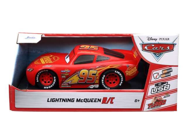 1:24 Jada Toys RC - Lightning McQueen Glow Racers R/C, red 1:24 Jada Toys RC - Lightning McQueen Glow Racers R/C, red
