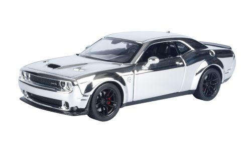 1:24 Motormax - Dodge Challenger Hellcat SRT, silber, 2018 1:24 Motormax - Dodge Challenger Hellcat SRT, silber, 2018