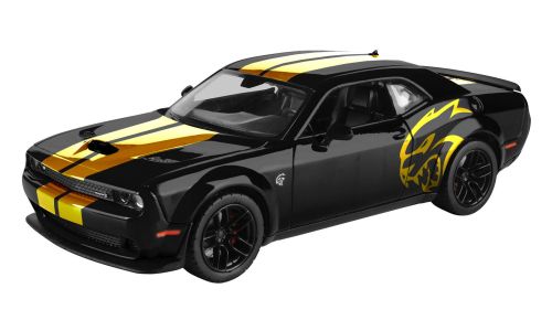 1:24 Motormax - Dodge Challenger Hellcat SRT, schwarz/gold, 2018 1:24 Motormax - Dodge Challenger Hellcat SRT, schwarz/gold, 2018