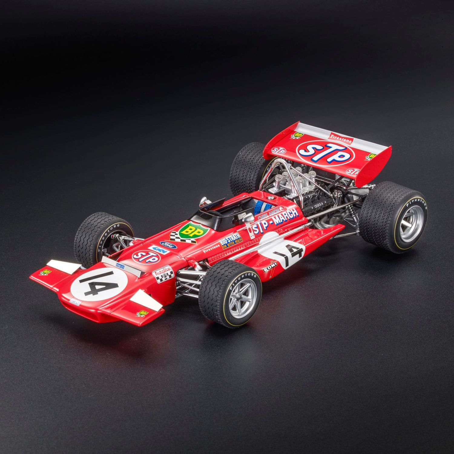 1:18 GP Replicas - March F1 701 #14 2nd French GP 1970 Chris Amon