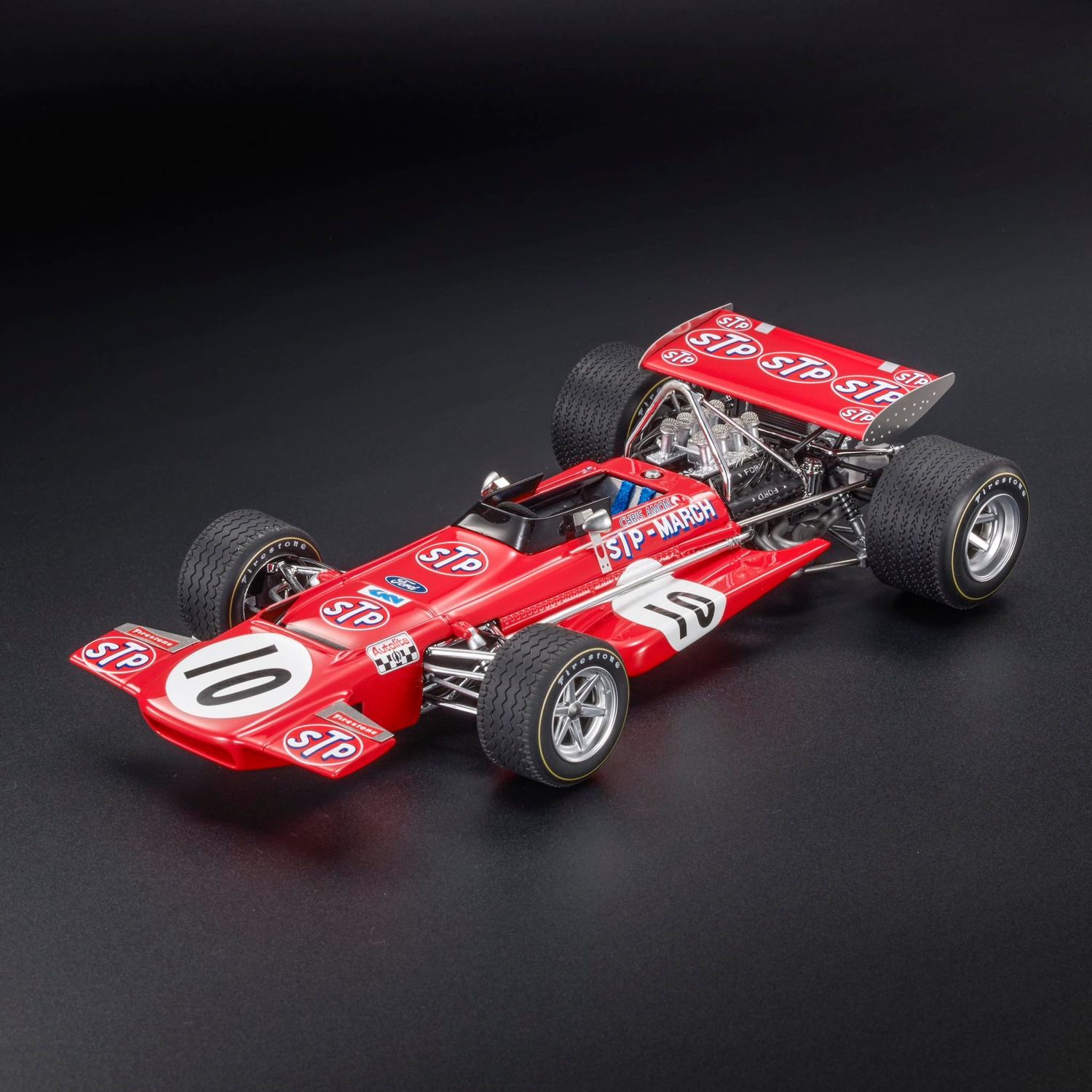 1:18 GP Replicas - March F1 701 #10 2nd Belgium SPA GP 1970 Chris Amon