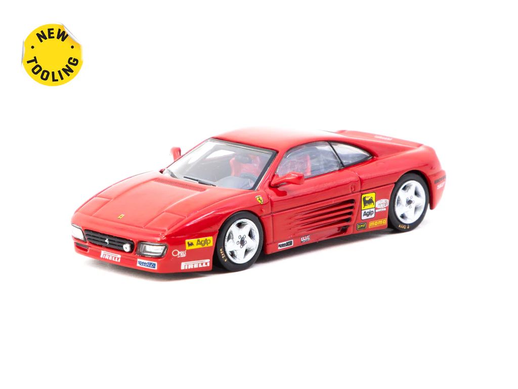 1:64 Tarmac - Ferrari 348 Challenge, red