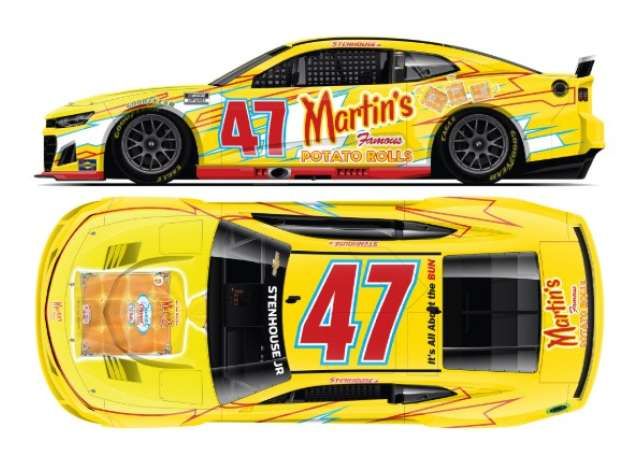 1:64 Action Racing Collectibles - 2025 Chevrolet #47 Ricky Stenhouse *Martin's Famous Potato Rolls* 1:64 Action Racing Collectibles - 2025 Chevrolet #47 Ricky Stenhouse *Martin's Famous Potato Rolls*
