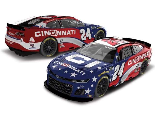 1:64 Action Racing Collectibles - 2025 Chevrolet #24 William Byron *Cincinnati* 1:64 Action Racing Collectibles - 2025 Chevrolet #24 William Byron *Cincinnati*