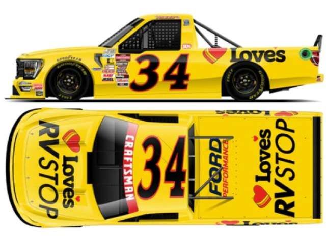 1:64 Action Racing Collectibles - 2025 Ford F-150 #34 Layne Riggs *Love’s RV Stop* 1:64 Action Racing Collectibles - 2025 Ford F-150 #34 Layne Riggs *Love’s RV Stop*