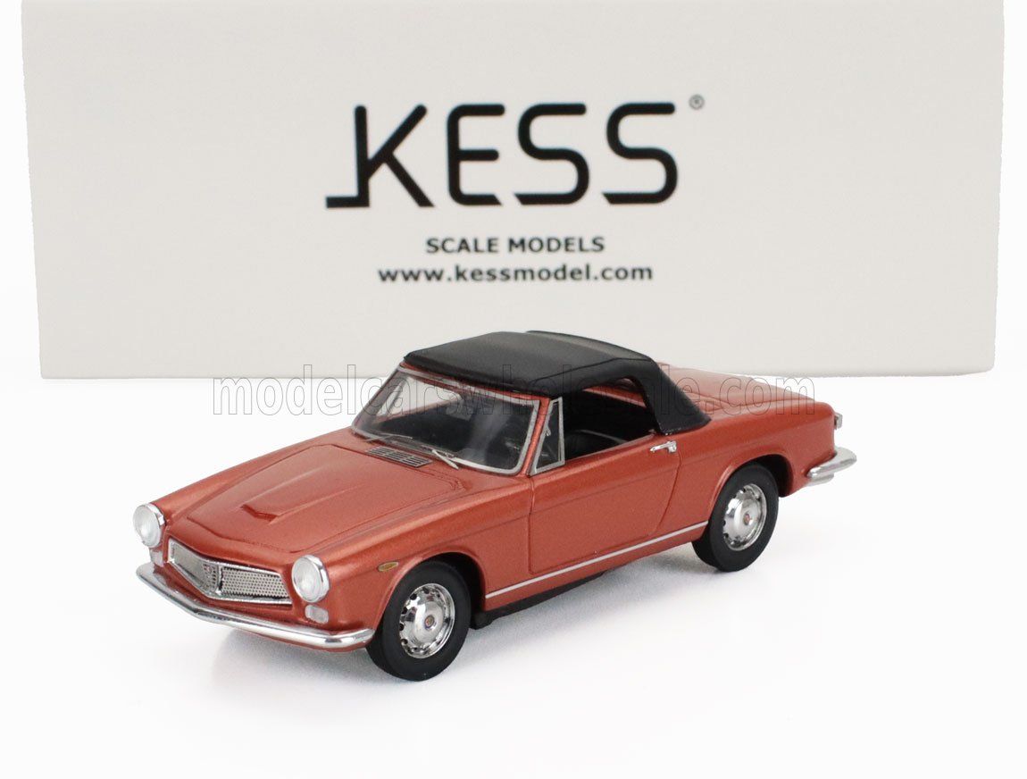 1:43 Kess Model - 1962 Alfa Romeo 2600 Spider Closed Speciale Ghia Copper Metallic