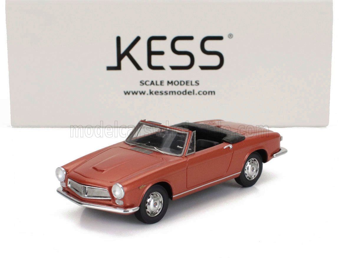 1:43 Kess Model - 1962 Alfa Romeo 2600 Spider Open Speciale Ghia Copper Metallic