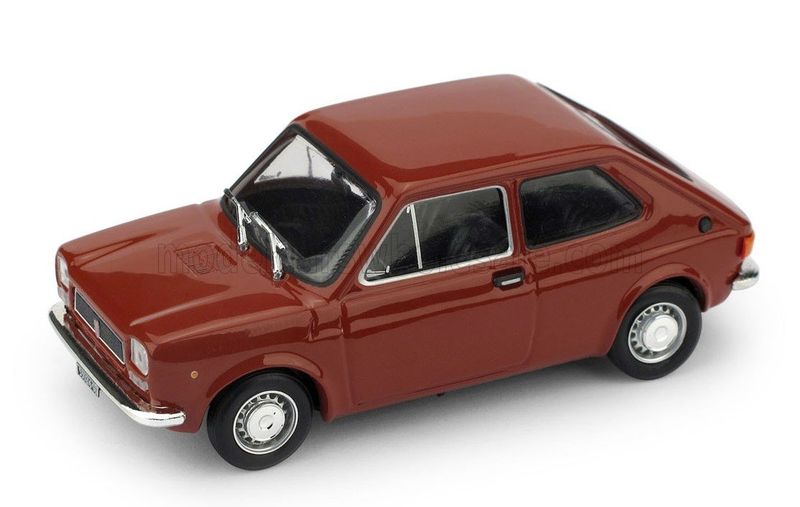 1:43 Brumm - 1971 Fiat 127 1. Series Rosso Sierra 1:43 Brumm - 1971 Fiat 127 1. Series Rosso Sierra