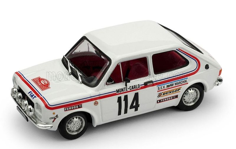 1:43 Brumm - Fiat 127 1. Series (Night Version) #114 Rally Montecarlo 1971 B. Dongues - C. Soulie 1:43 Brumm - Fiat 127 1. Series (Night Version) #114 Rally Montecarlo 1971 B. Dongues - C. Soulie