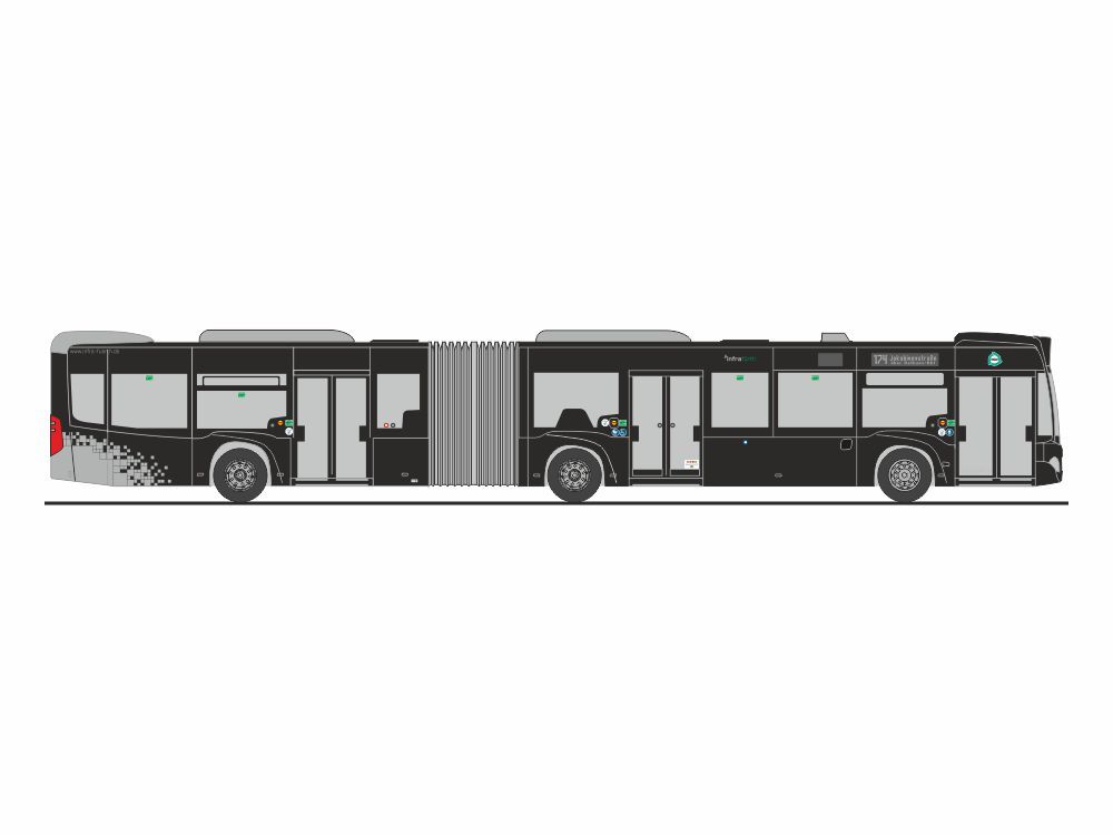 1:87 Rietze - Mercedes Citaro G, 2012, Infra Fürth