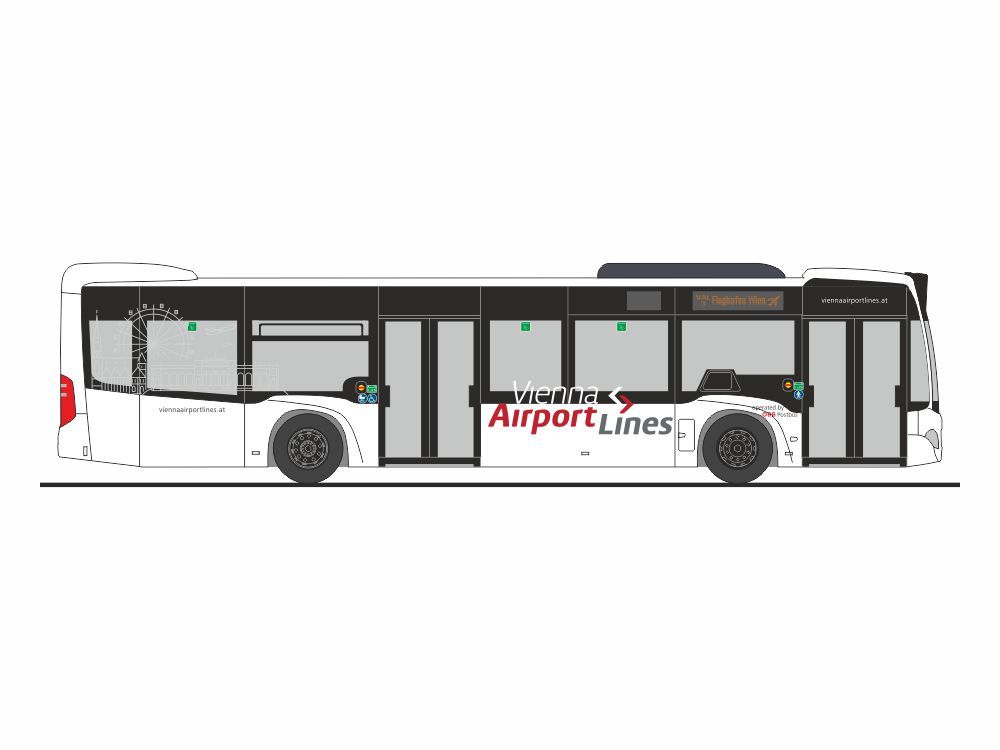 1:87 Rietze - Mercedes Citaro, 2012, Vienna Airport Lines (A)
