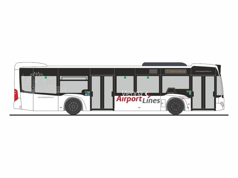 1:87 Rietze - Mercedes Citaro, 2012, Vienna Airport Lines (A) 1:87 Rietze - Mercedes Citaro, 2012, Vienna Airport Lines (A)