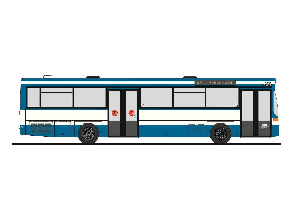 1:87 Rietze - Mercedes O 405, Stadtwerke Heilbronn