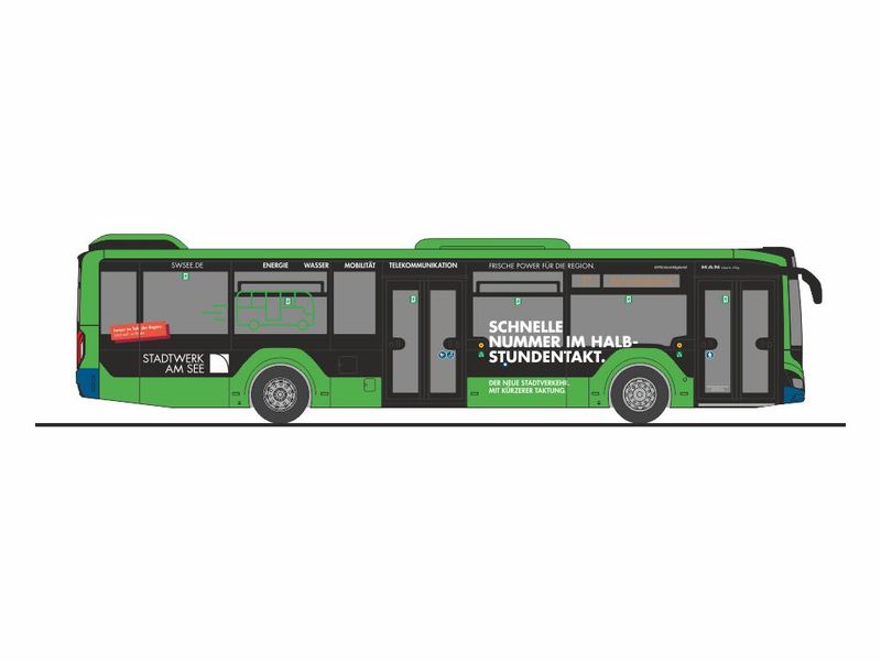 1:87 Rietze - MAN Lions City 12, 2018, Stadtwerke Friedrichshafen 1:87 Rietze - MAN Lions City 12, 2018, Stadtwerke Friedrichshafen