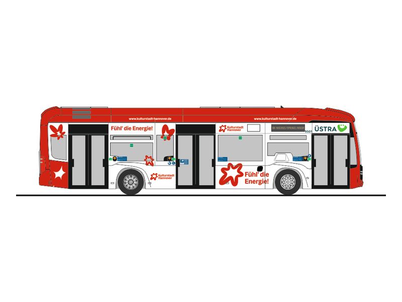 1:87 Rietze - Mercedes eCitaro, Üstra - Kulturstadt Hannover 1:87 Rietze - Mercedes eCitaro, Üstra - Kulturstadt Hannover