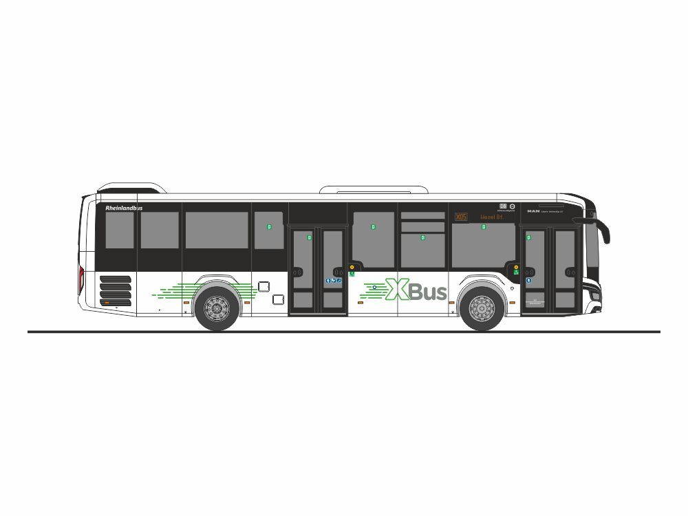 1:87 Rietze - MAN Lions Intercity LE, BVR-VRR X-Bus
