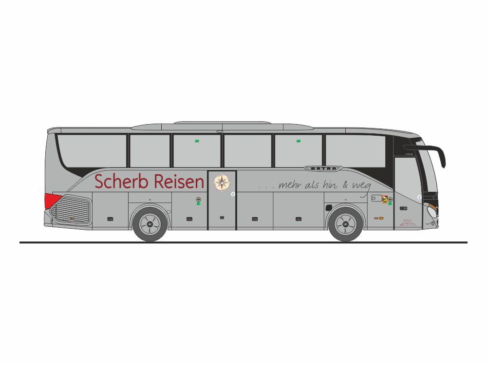 1:87 Rietze - Setra S 515 HD, Scherb Reisen, Schauenberg-Elgershausen