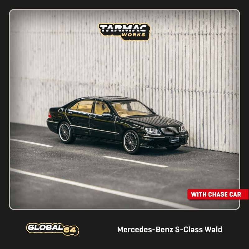1:64 Tarmac - Mercedes-Benz S-Class Wald, black 1:64 Tarmac - Mercedes-Benz S-Class Wald, black