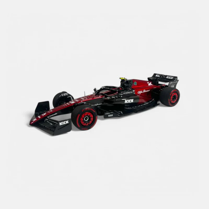 1:18 NZG - Alfa Romeo Sauber F1 C43 #24 Team Stake Spain GP 2023 Z. Guanyu