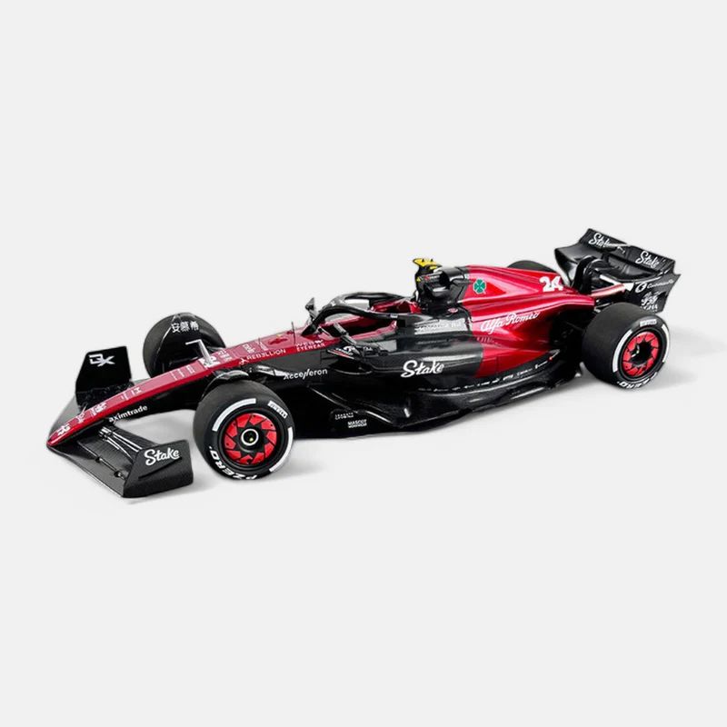1:18 NZG - Alfa Romeo Sauber F1 C43 #24 Team Stake Hungary GP 2023 Z. Guanyu 1:18 NZG - Alfa Romeo Sauber F1 C43 #24 Team Stake Hungary GP 2023 Z. Guanyu