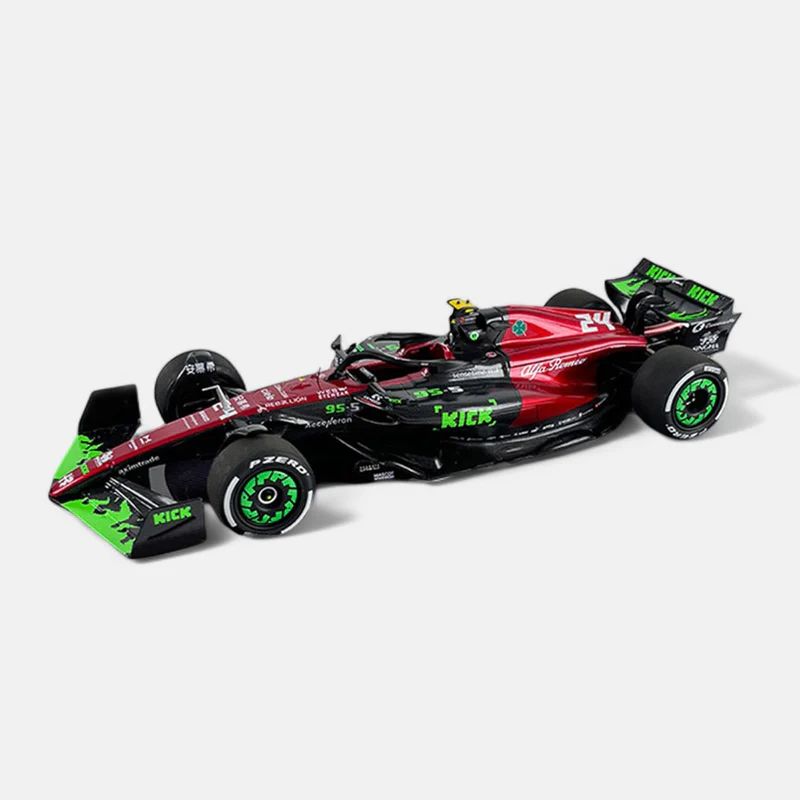 1:18 NZG - Alfa Romeo Sauber F1 C43 #24 Team Stake Belgium GP 2023 Z. Guanyu