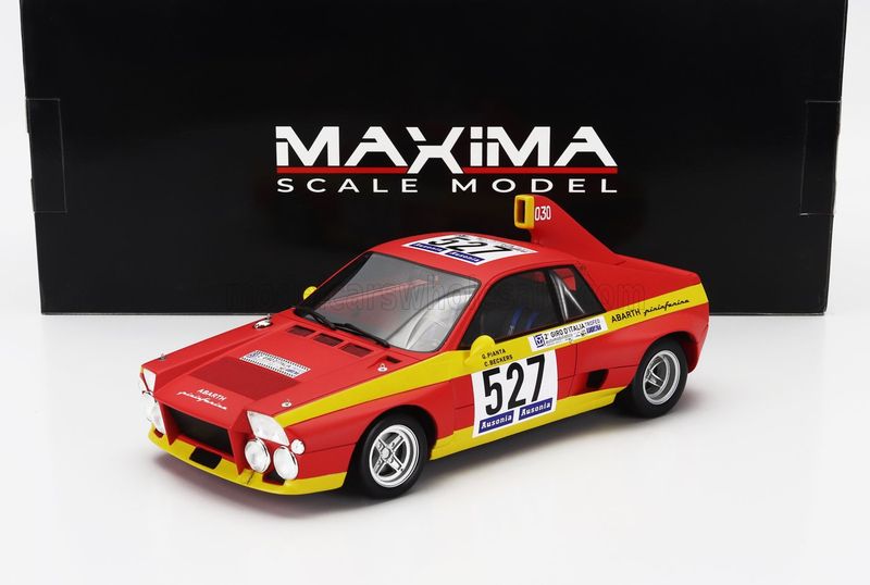 1:18 Maxima Scale Model - Abarth SE030 Pininfarina #527 2nd Giro D`Italia 1974 G. Pianta - C. Beckers 1:18 Maxima Scale Model - Abarth SE030 Pininfarina #527 2nd Giro D`Italia 1974 G. Pianta - C. Beckers
