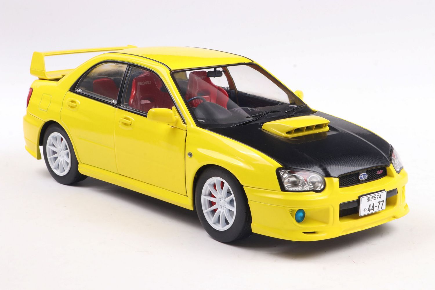 1:18 Solido - 2003 Subaru Impreza WRX STi Streetfighter Yellow Black