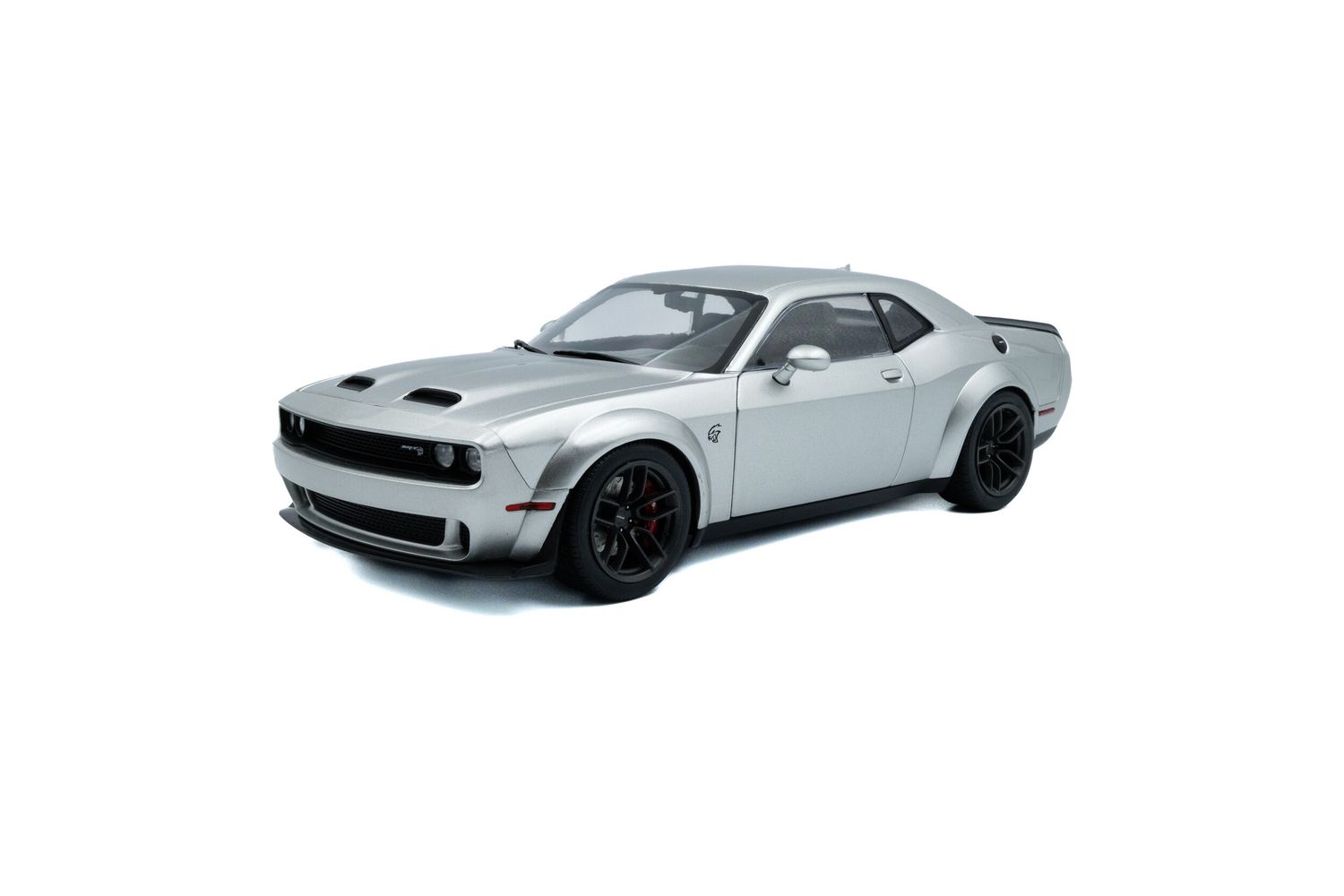 1:18 Solido - 2023 Dodge Challenger SRT Hellcat Silver Black