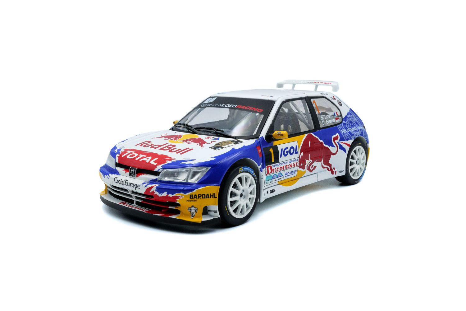 1:18 Solido - Peugeot 306 Maxi #1 Rally Du Var 2017 S. Loeb - D. Elena