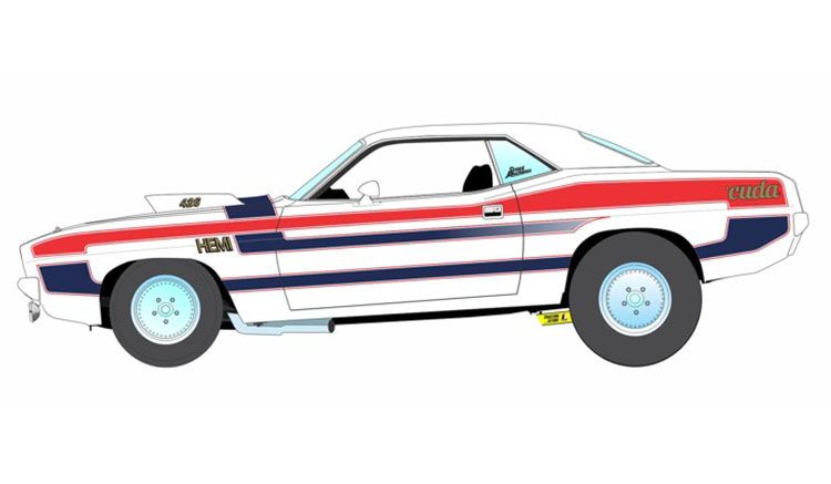 1:18 ACME - 1970 Plymouth HEMI Cuda - Street Machine 1:18 ACME - 1970 Plymouth HEMI Cuda - Street Machine