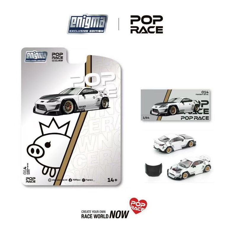 1:64 Pop Race Limited - Pandem GR86, crystal white pearl *Enigma Exclusive* 1:64 Pop Race Limited - Pandem GR86, crystal white pearl *Enigma Exclusive*