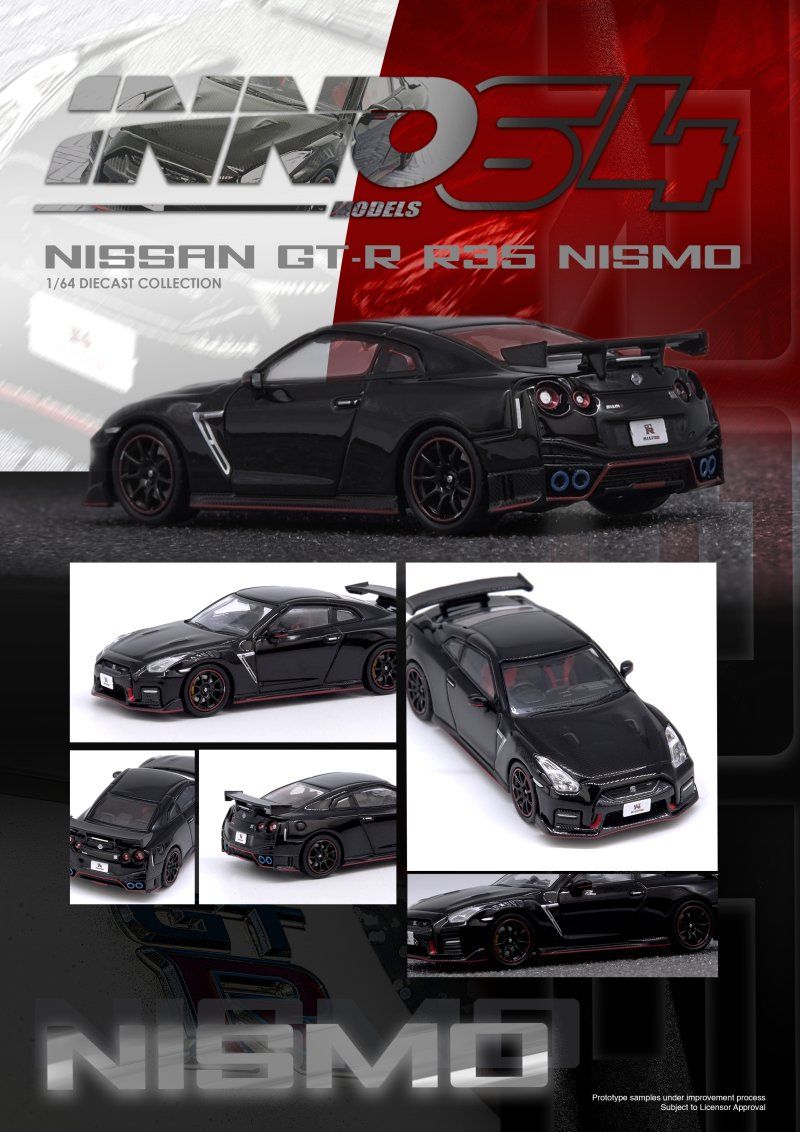 1:64 Inno64 - Nissan GT-R (R35) NISMO, black