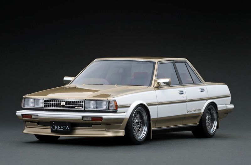 1:18 Ignition - Toyota CRESTA GT Twin Turbo (GX71) white/gold 1:18 Ignition - Toyota CRESTA GT Twin Turbo (GX71) white/gold