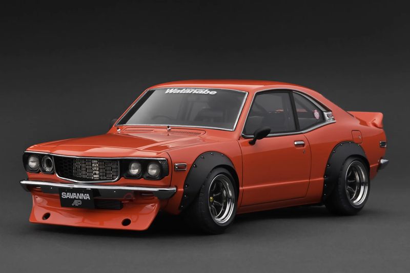 1:18 Ignition - Mazda Savanna (S124A), Semi Works orange 1:18 Ignition - Mazda Savanna (S124A), Semi Works orange