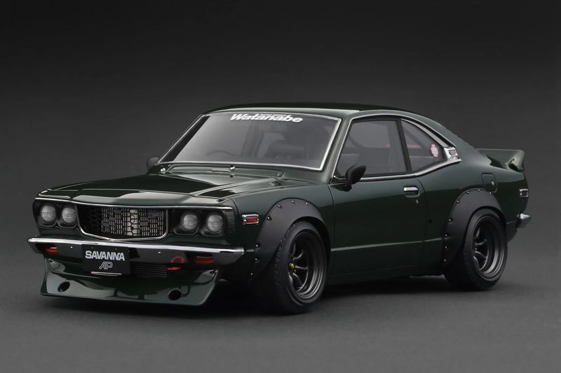 1:18 Ignition - Mazda Savanna (S124A), Semi Works green 1:18 Ignition - Mazda Savanna (S124A), Semi Works green