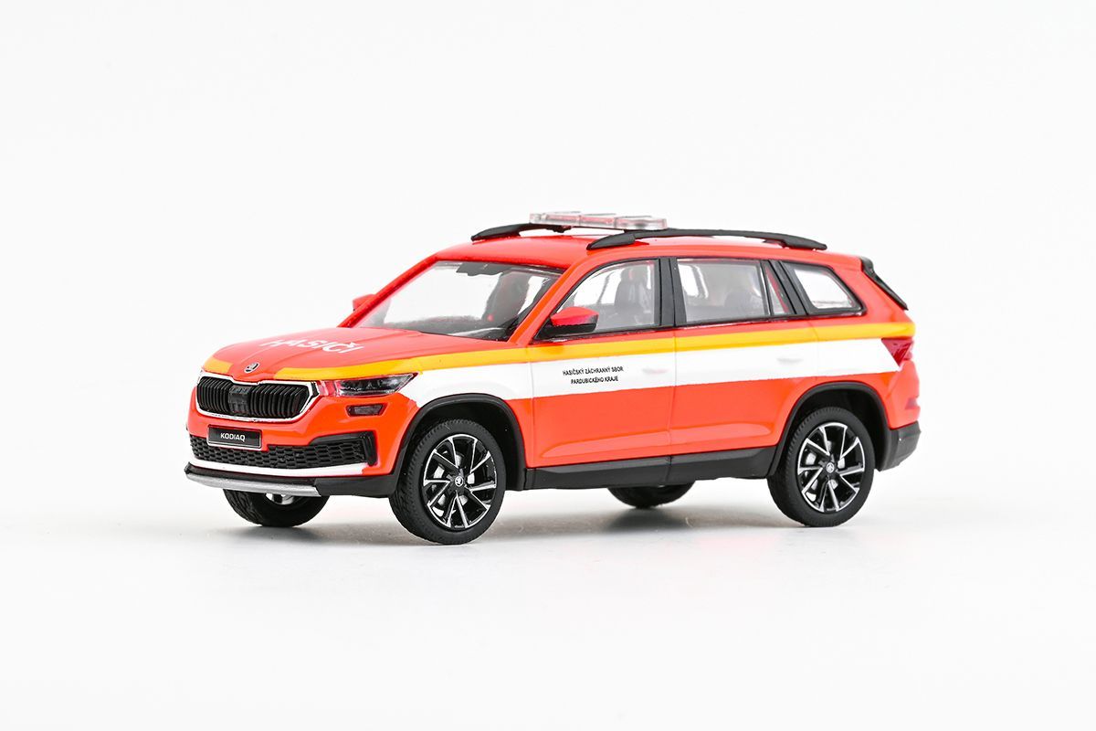 1:43 Abrex -  2021 Skoda Kodiaq FL Fire Brigade Of Pardubice Region