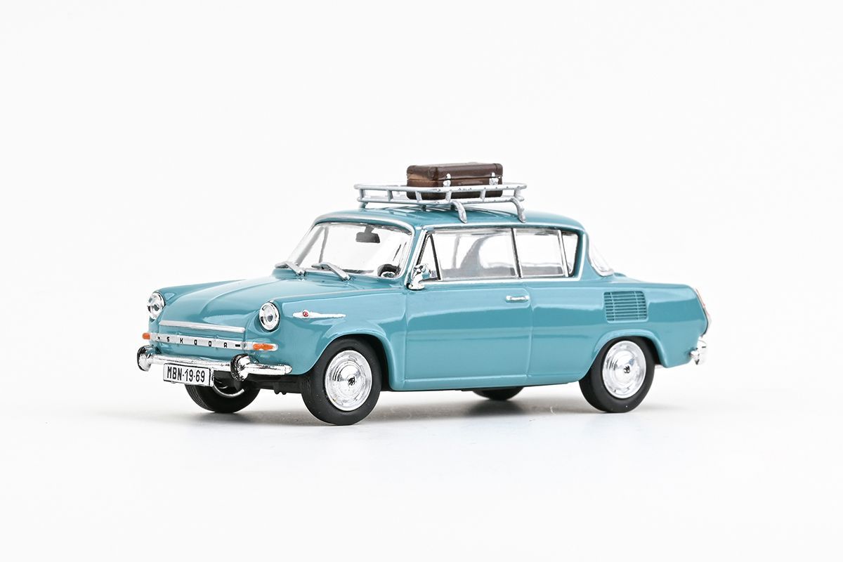 1:43 Abrex -  1969 Skoda 1100MBX, licht turquoise