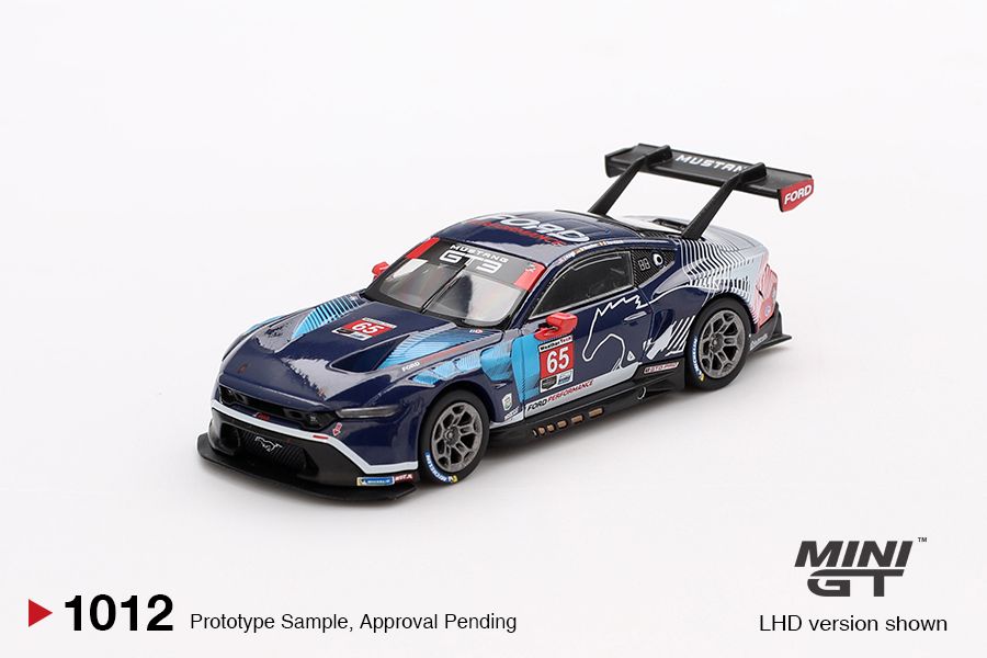 1:64 Mini GT - 2024 Ford Mustang GT3 #65 Ford Multimatic Motorsports Daytona 24 hrs *Blister packaging*
