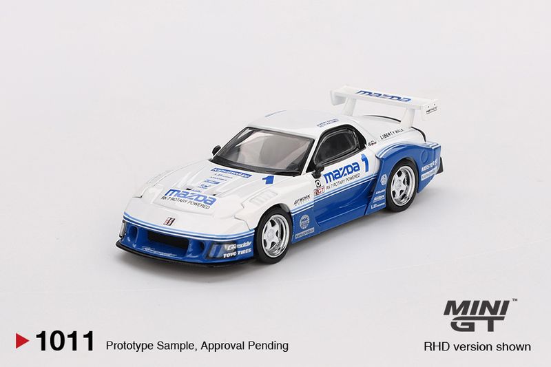 1:64 Mini GT - 2024 Mazda RX7 (FD3S) LB-Super Silhouette IMSA *Blister packaging* 1:64 Mini GT - 2024 Mazda RX7 (FD3S) LB-Super Silhouette IMSA *Blister packaging*