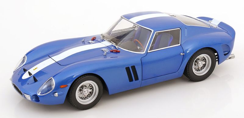 1:12 KK Scale - Ferrari 250 GTO 1962 blaumetallic/weiß 1:12 KK Scale - Ferrari 250 GTO 1962 blaumetallic/weiß