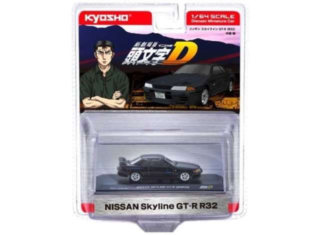 1:64 Kyosho - 1995 Nissan Skyline GTR (BNR32) *Initial D*, black