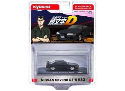 1:64 Kyosho - 1995 Nissan Skyline GTR (BNR32) *Initial D*, black 1:64 Kyosho - 1995 Nissan Skyline GTR (BNR32) *Initial D*, black