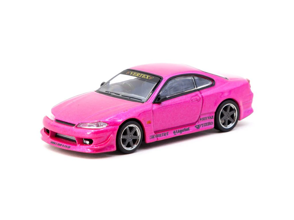1:64 Tarmac - VERTEX Nissan Silvia (S15), pink metallic